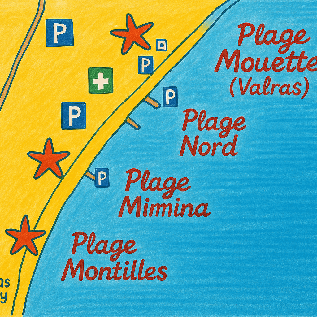 les plages de Vendres en Hérault