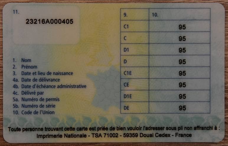permis pour camping car ou regarder