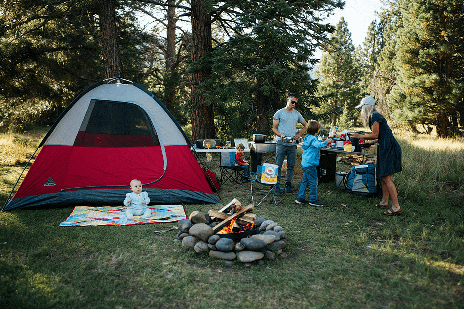 camping avec un bébé
