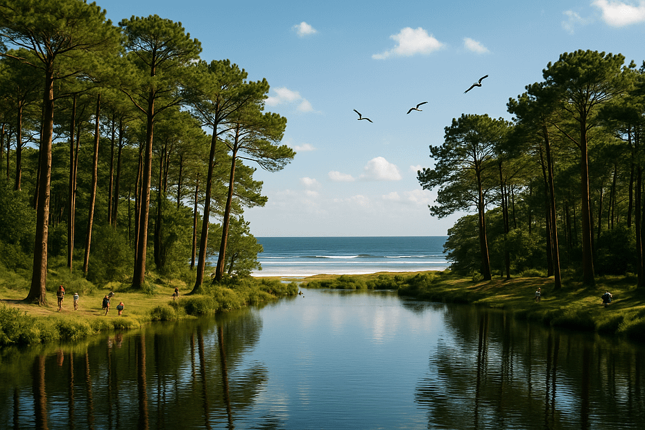 découvrez biscarrosse, une destination idéale pour des vacances au cœur de la nature. entre les plages de l'océan, les paisibles lacs et les magnifiques pinèdes, profitez d'activités en plein air, de moments de détente et de paysages à couper le souffle.